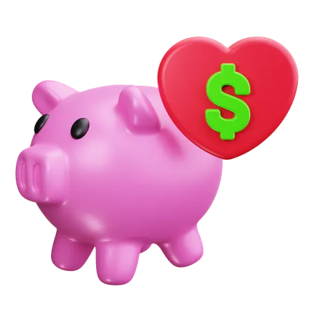 Piggy Bank  3D Icon