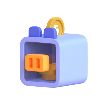 Piggy Bank  3D Icon