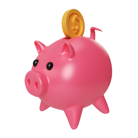 Piggy Bank  3D Icon