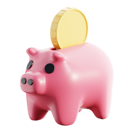 Piggy Bank  3D Icon