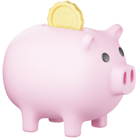 Piggy Bank  3D Icon