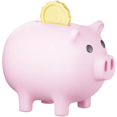 Piggy Bank  3D Icon