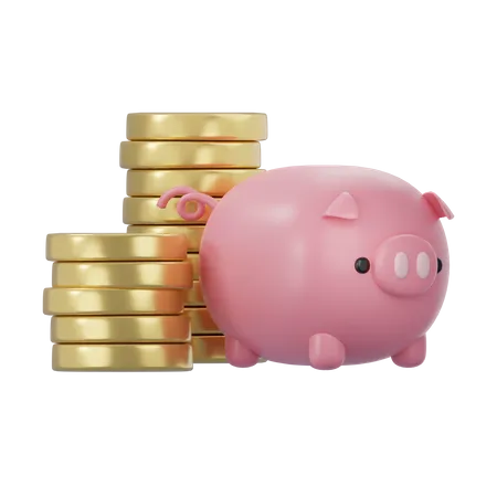 Piggy Bank  3D Icon