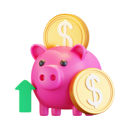 Piggy Bank  3D Icon