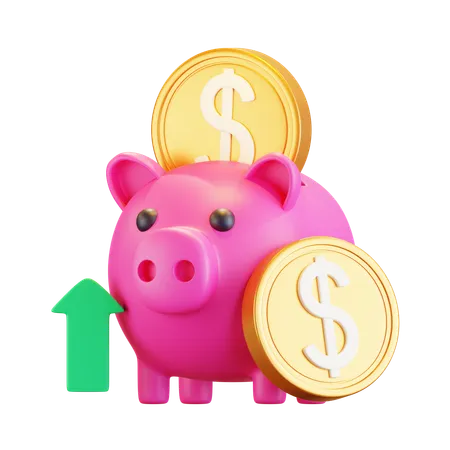 Piggy Bank  3D Icon