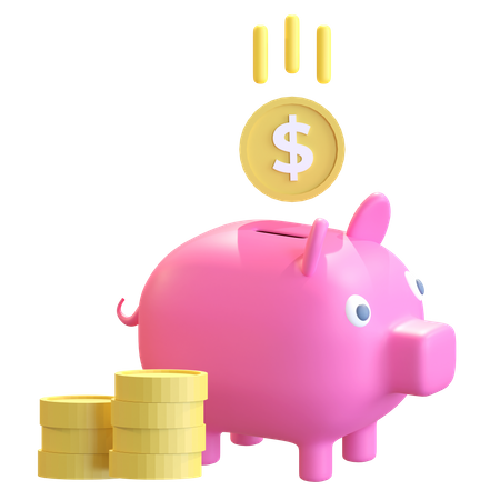 Piggy Bank  3D Icon