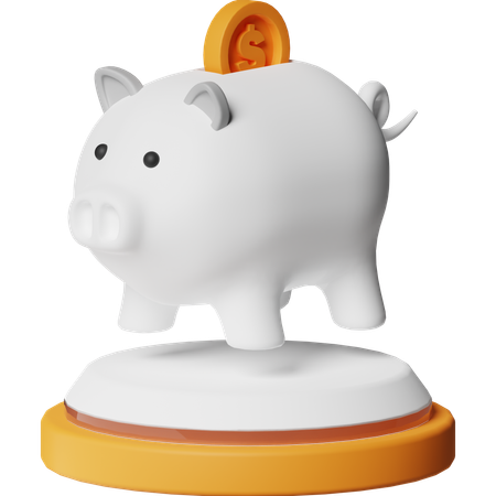 Piggy Bank  3D Icon