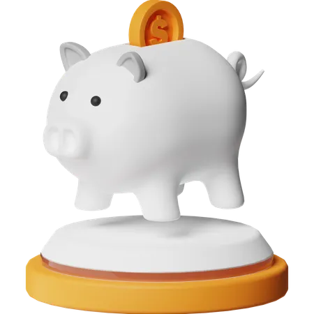 Piggy Bank  3D Icon