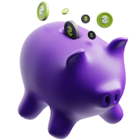 Piggy Bank  3D Icon