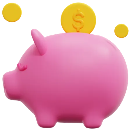 Piggy Bank  3D Icon