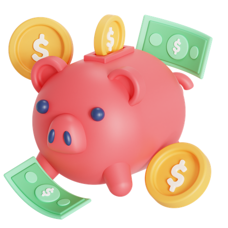 Piggy bank  3D Icon