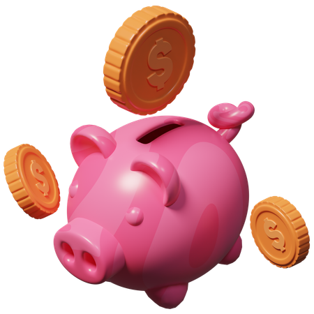 Piggy Bank  3D Icon