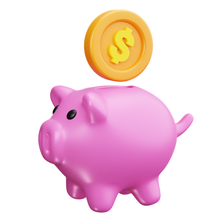 Piggy Bank  3D Icon