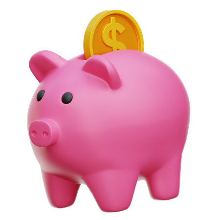 Piggy Bank  3D Icon