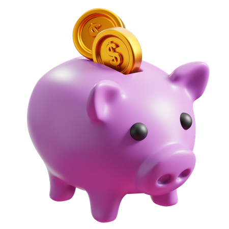 Piggy Bank  3D Icon