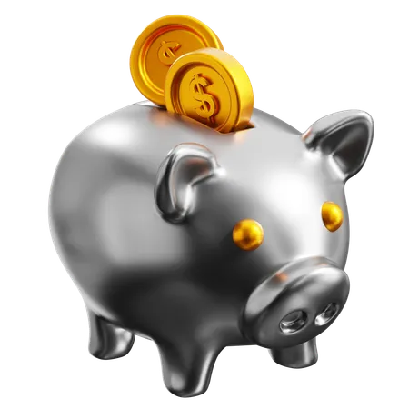 Piggy Bank  3D Icon