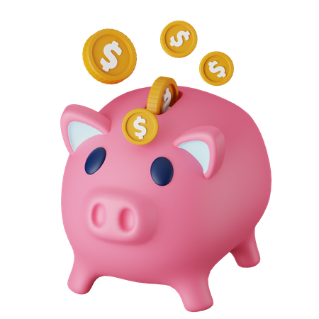 Piggy Bank  3D Icon