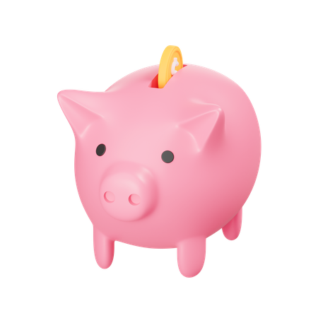 Piggy bank  3D Icon