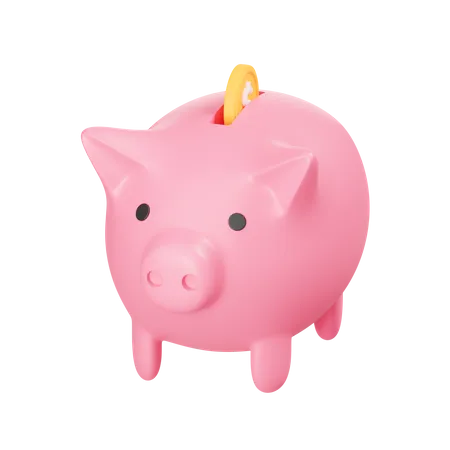 Piggy bank  3D Icon