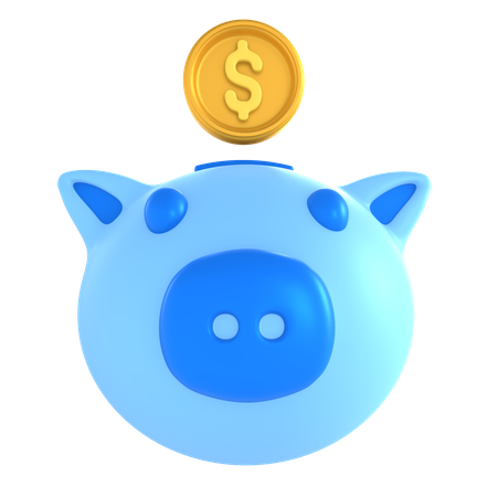 Piggy Bank  3D Icon