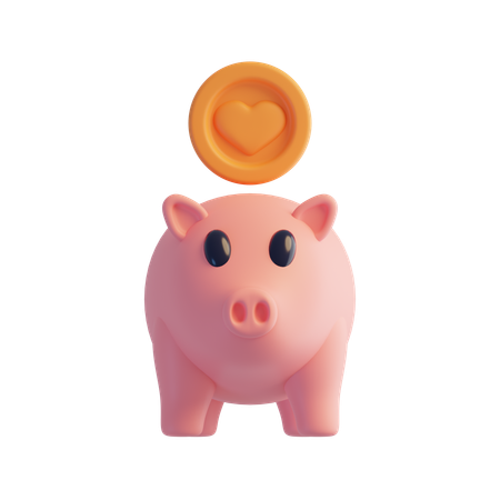 Piggy bank  3D Icon