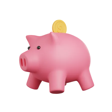 Piggy Bank  3D Icon