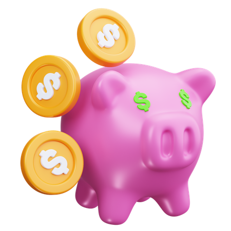 Piggy Bank  3D Icon