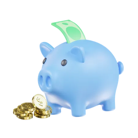 Piggy Bank  3D Icon