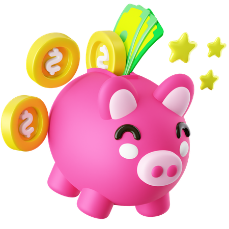 Piggy Bank  3D Icon