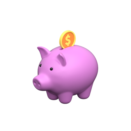 Piggy Bank  3D Icon