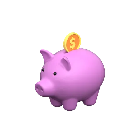 Piggy Bank  3D Icon