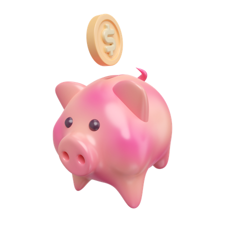 Piggy Bank  3D Icon