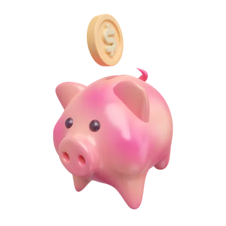 Piggy Bank  3D Icon