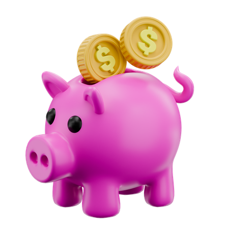 Piggy Bank  3D Icon