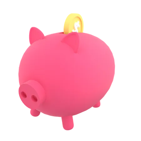 Piggy Bank  3D Icon