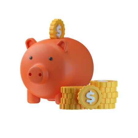 Piggy Bank  3D Icon