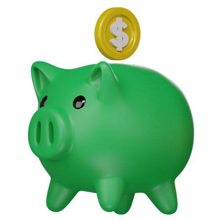 Piggy Bank  3D Icon