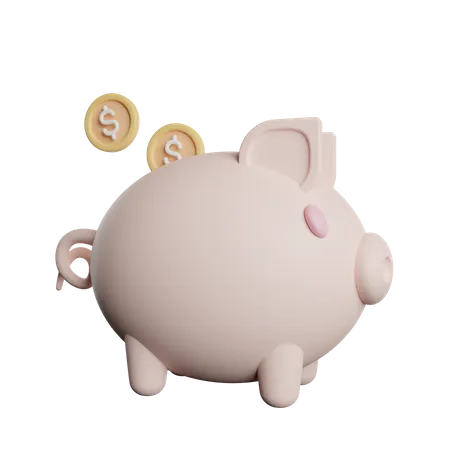 Piggy Bank  3D Icon