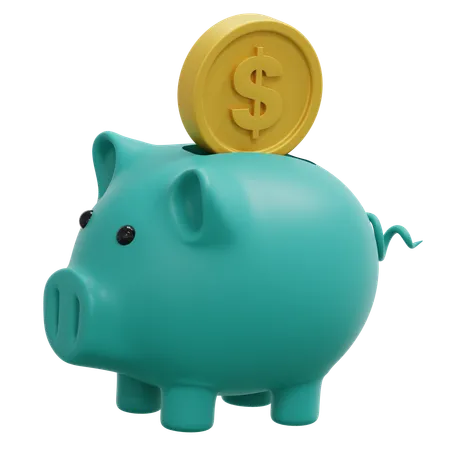 Piggy Bank  3D Icon