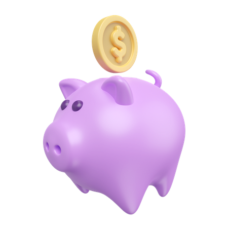 Piggy Bank  3D Icon