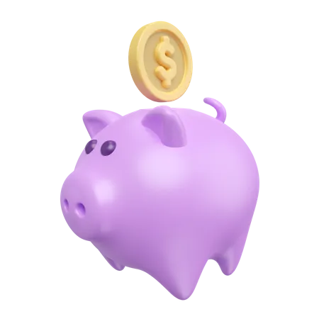 Piggy Bank  3D Icon