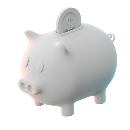 Piggy Bank  3D Icon