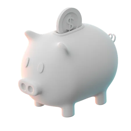 Piggy Bank  3D Icon