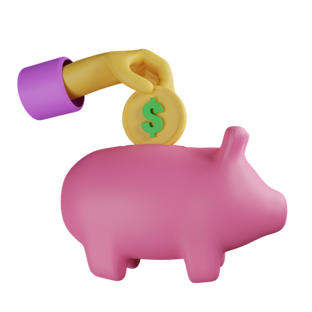 Piggy Bank  3D Icon