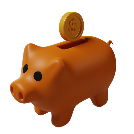 Piggy Bank  3D Icon