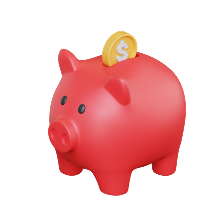 Piggy Bank  3D Icon