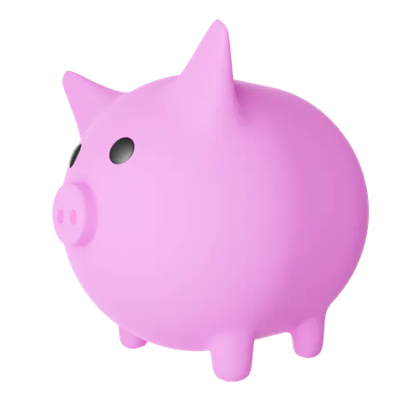 Piggy Bank  3D Icon