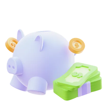 Piggy Bank  3D Icon