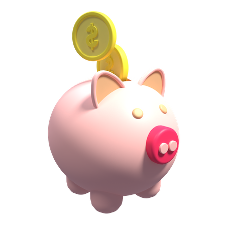 Piggy Bank  3D Icon