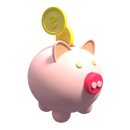 Piggy Bank  3D Icon